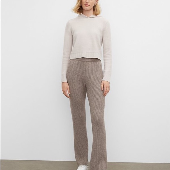 Club Monaco Wool-Cashmere Ribbed Pants Sz XS - Picture 1 of 13